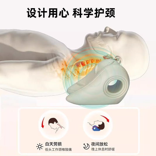 Zhijia's New Massage Cervical Pillow, Neck Correction and Relaxation Device, Stretching Cervical Pillow, Neck and Shoulder Massage Pillow - image 2