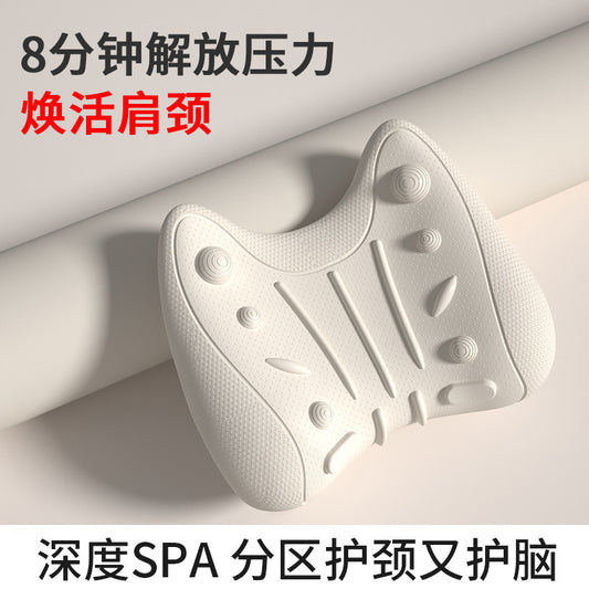 Cervical Spine Massage Neck Relaxer Massage Pillow Cervical Spine Correction and Stretching Home Shoulder and Neck Relaxation U-Shaped Pillow Massage Pillow - image 2