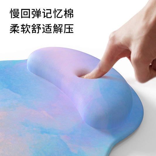 Wrist-Protecting Mouse Pad, Ergonomic Memory Foam, Comfortable, Slow Rebound, Computer Office Typing, Non-Slip, Wear-Resistant Mouse Pad - image 2