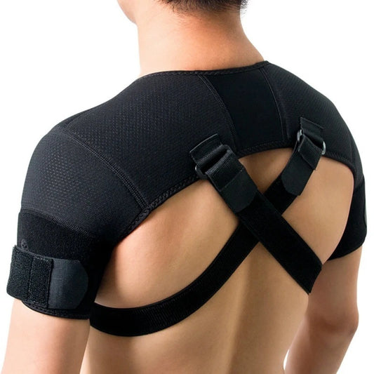 New cross-border adjustable cross-sport shoulder strap with dual shoulder support, posture corrector, and breathable protective harness - image 2