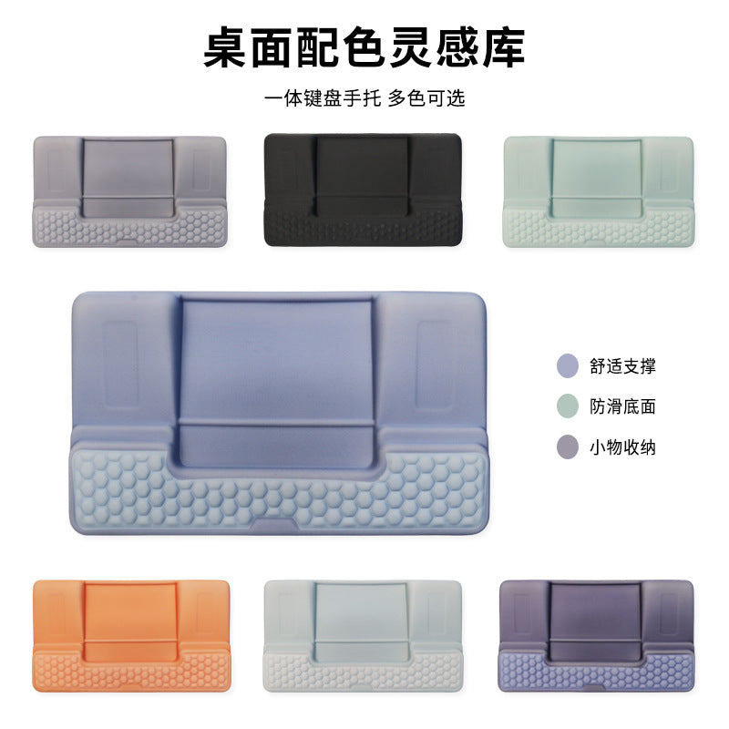 Highly attractive, foldable integrated wrist rest keyboard pad with small item storage slots, wholesale available with customizable logo designs - image 5