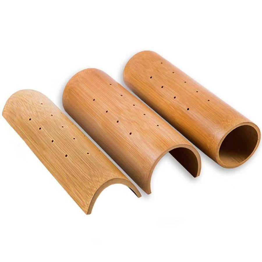 Hard bamboo pillow for specialized repair, stretching, traction, and correction. Neck support pillow, semi-round and full-round cervical pillow, lumbar pillow - image 5