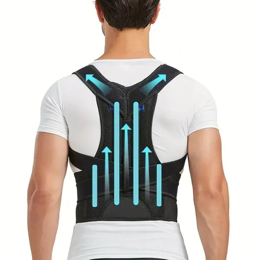 Ergonomic Posture Support Belt - Adjustable Compression For Lower Back Pain…