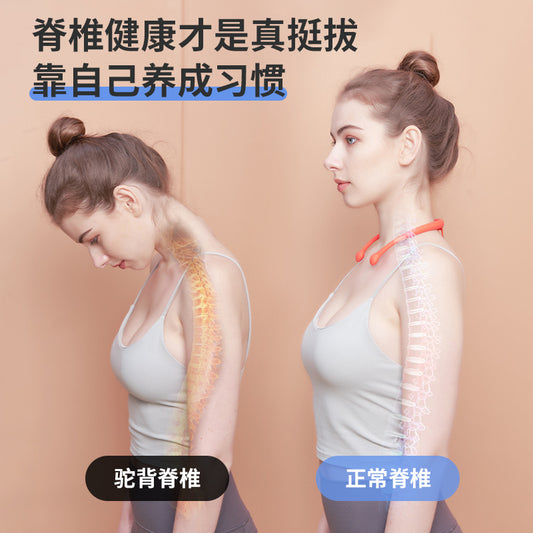 Intelligent neck-hanging posture straightener humpback posture elf children adult sitting posture straightener with LCD induction straightener - image 2