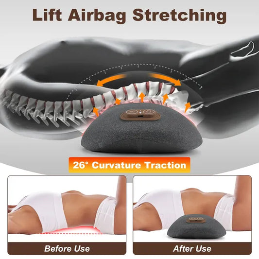 3 In 1 Electric Lumbar Massager Support Pillow Plug-in Memory Foam Lower…