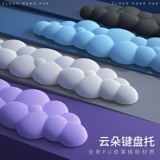 Cross-Border Amazon Cloud Keyboard Hand Rest Memory Foam Silicone Leather Mouse Pad Wrist Pad Wrist Rest Wholesale - image 2