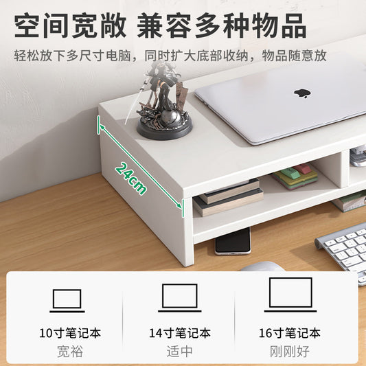 Laptop Stand, Desktop Monitor Stand, Office Desk Organizer, Elevated Shelf - image 2
