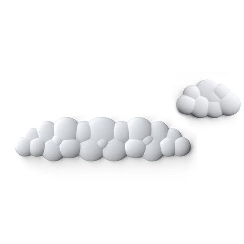 Cross-border new cloud keyboard hand rest wrist rest leather non-slip desktop cloud office typing wrist keyboard hand rest - image 5
