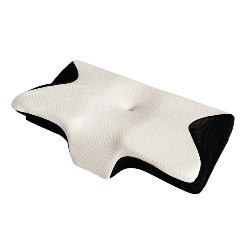 Cross-Border Foreign Trade Rebound Memory Foam Butterfly Pillow Breathable Neck Protection Special-Shaped Memory Pillow Sleep Cervical Spine Pillow Bone Correction Pillow - image 5