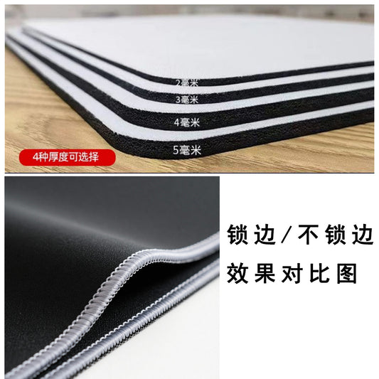 Customized Mouse Pad with Wrist Rest, Keyboard Pad, Hand Rest, Rgb Wireless Charging, Large Desk Pad, Leather Pvc Special-Shaped Pad - image 2