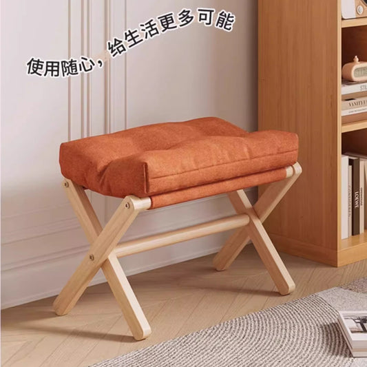 Office Lunch Break Footrest, Foldable Footstool, Nap Footrest, Sofa Side Table Stool - image 2