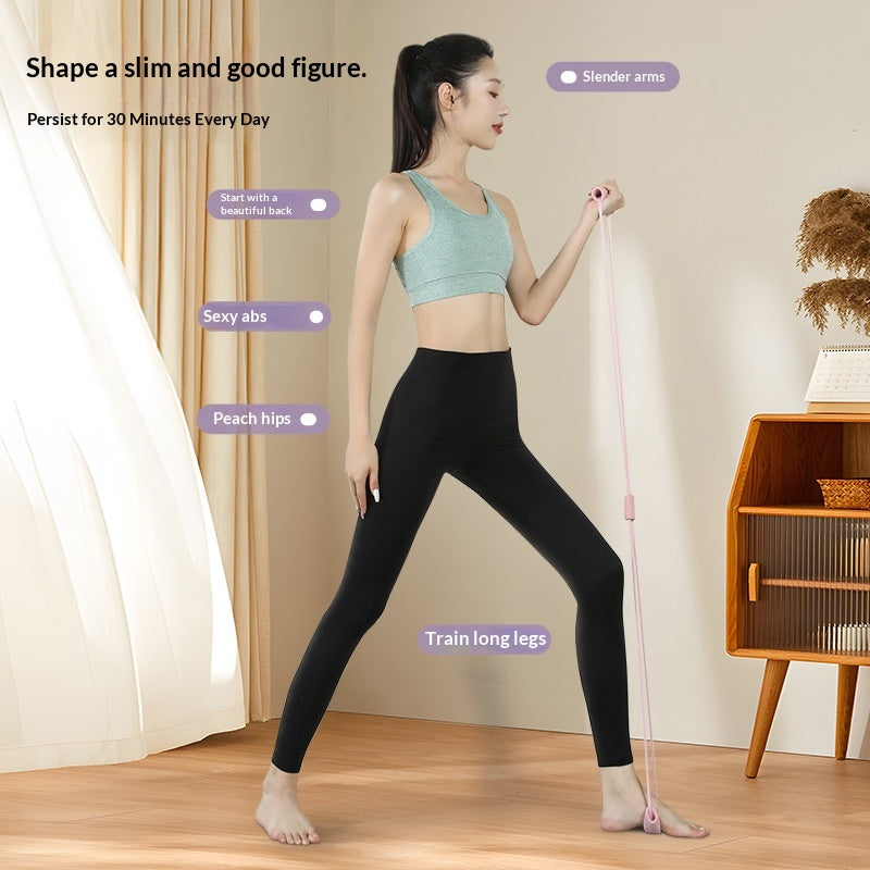 Yoga Pilates And Back And Upper Body Training With Stretch Resistance Bands