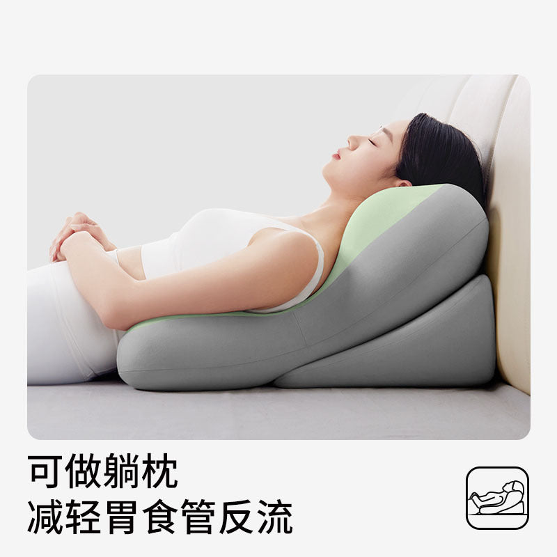 Bedside Cushion, Neck and Waist Support Pillow, Sofa Bed Lumbar Support Artifact, Bedroom Reading Backrest Cushion - image 3