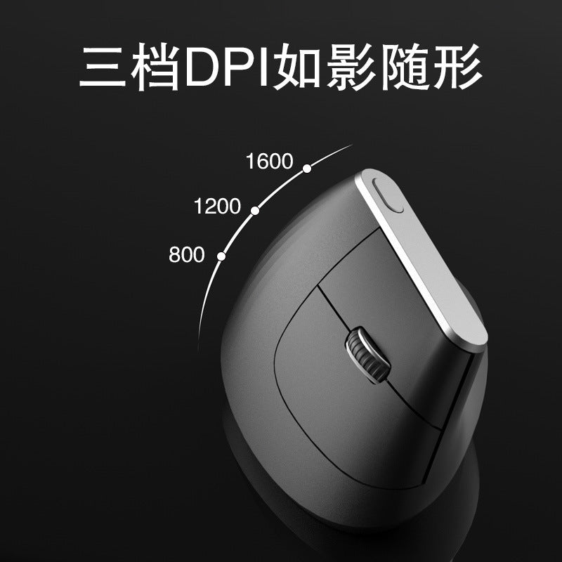 Ergonomic Vertical Mouse Dual-Mode Silent Wireless Bluetooth Vertical Mouse for Laptops and Desktop Computers - image 4