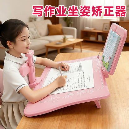 Sitting Posture Corrector for Children, Reading Stand, Posture Correction, Anti-Head-Down, Vision Protection Device, Sitting Posture Correction Tool - image 1