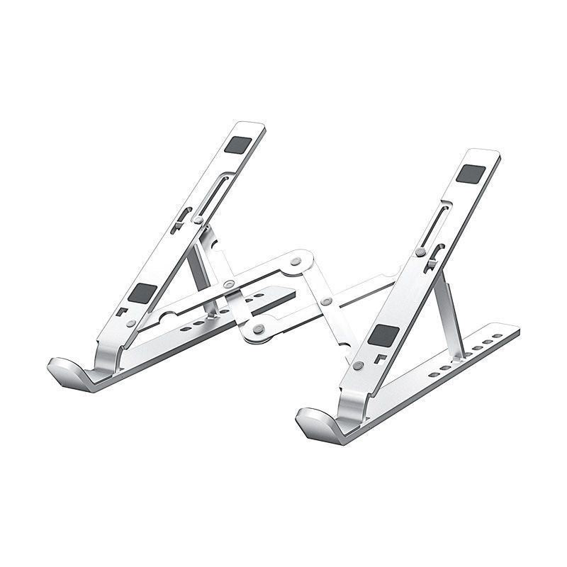 Laptop Stand Aluminum Alloy Multifunctional Foldable Vertical Support Stand with Storage, Heat Dissipation, Adjustable Height, and Rotatable - image 5