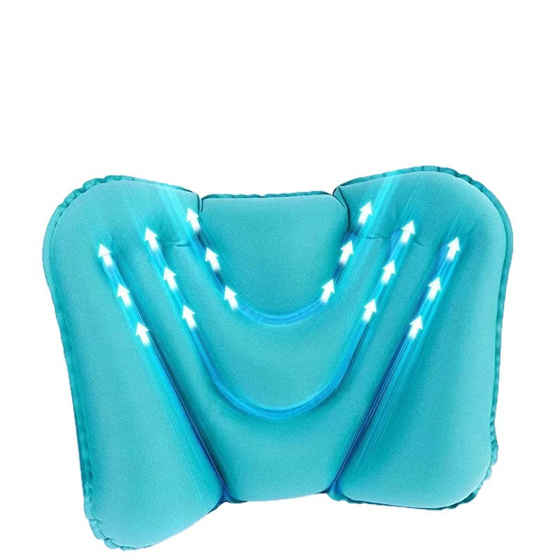 Inflatable Waist Cushion, Press-Type, for Long-Distance Flights, Travel Lumbar Pillow, Waist Support Cushion, Lumbar Support for Sleeping, Universal for High-Sp - image 5
