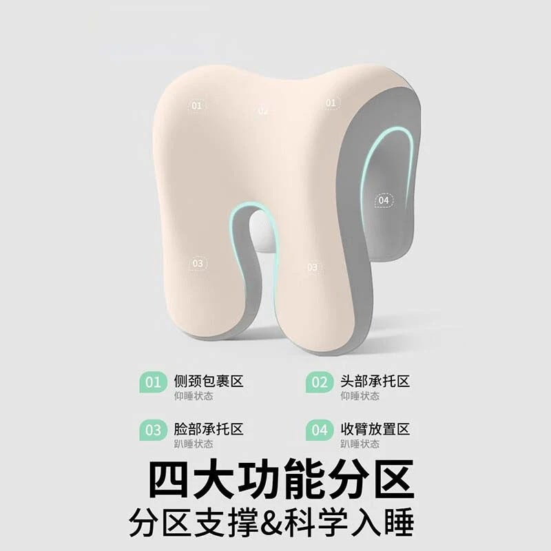 Long-Sitting Lumbar Support Office Chair Back Cushion, Chair Headrest, Reclining Pillow, Nap Lumbar Support Comfort Cushion - image 2