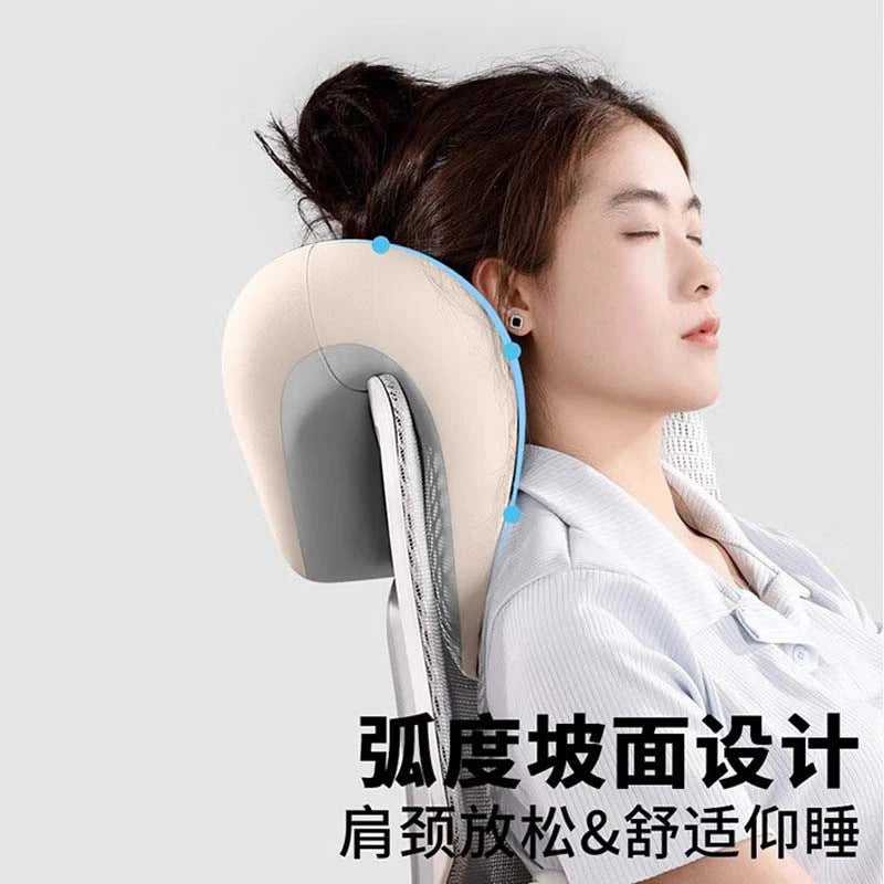 Long-Sitting Lumbar Support Office Chair Back Cushion, Chair Headrest, Reclining Pillow, Nap Lumbar Support Comfort Cushion - image 4