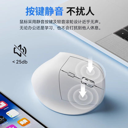 Factory New Wireless Mouse Ergonomic Vertical Bluetooth Mouse Computer Office Typec Charging Vertical Mouse - image 4