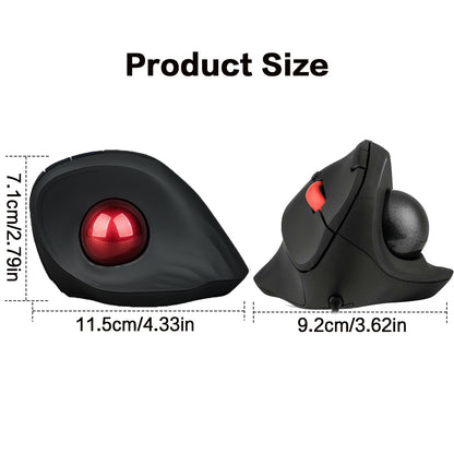 Cross-Border Wholesale In-Stock Products Wired Trackball Vertical Mouse for Home and Office Computer Ergonomic Mouse - image 4
