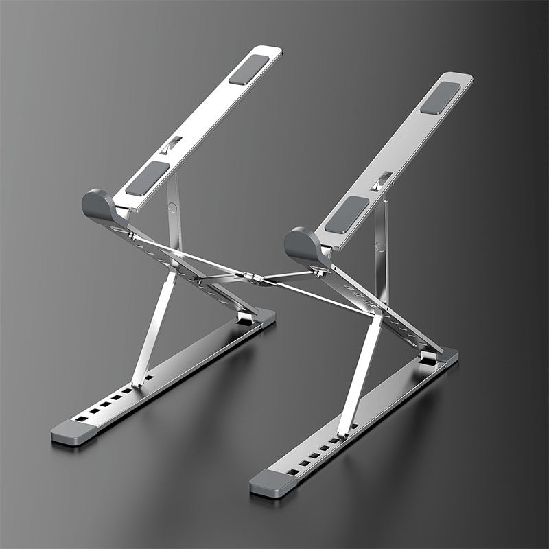Aluminum Alloy Laptop Stand Double-Layer Stand N 20% off Stackable Portable Business Adjustable Cooling Heightening Base - image 1