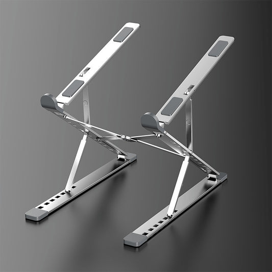 Aluminum Alloy Laptop Stand Double-Layer Stand N 20% off Stackable Portable Business Adjustable Cooling Heightening Base - image 1