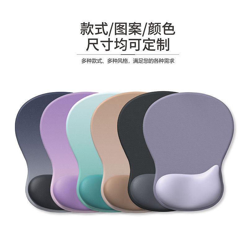 Silicone Wrist Pad Mouse Pad Wrist Support Pad Gradient Simple Thickened Non-Slip Ergonomic Computer Mouse Pad Wholesale - image 4