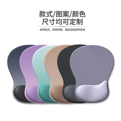 Silicone Wrist Pad Mouse Pad Wrist Support Pad Gradient Simple Thickened Non-Slip Ergonomic Computer Mouse Pad Wholesale - image 4