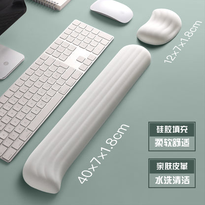 Little Bear Hall Q-Elastic Ergonomic Silicone Wrist Rest Mouse Pad Keyboard Hand Rest Office Gaming Unisex Hand Pillow Cross-Border - image 1