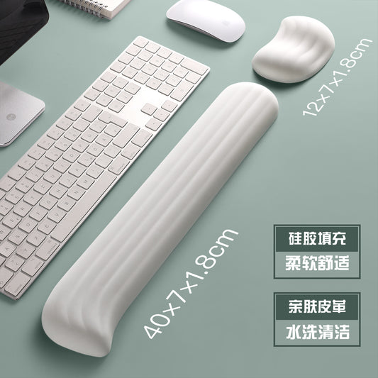 Little Bear Hall Q-Elastic Ergonomic Silicone Wrist Rest Mouse Pad Keyboard Hand Rest Office Gaming Unisex Hand Pillow Cross-Border - image 1