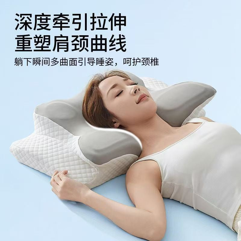 Slow Rebound Butterfly-Shaped Neck Pillow, Memory Foam Sleep Pillow, Ergonomic Cervical Pillow, Memory Pillow for Side Sleeping, Wholesale - image 2