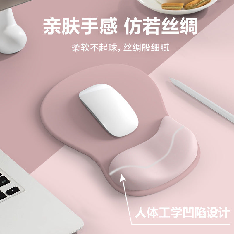 Wrist Support Mouse Pad Silicone Wrist Rest Pad Gradient Simple Non-Slip Ergonomic Computer Mouse Pad Support Wholesale - image 2