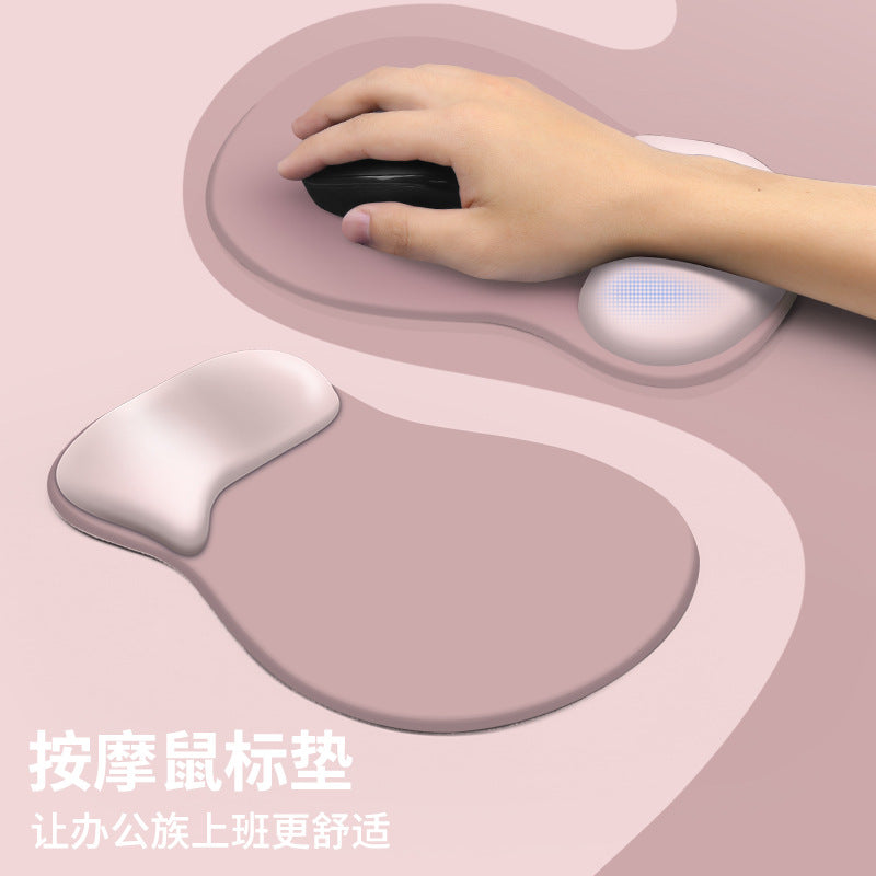 Wrist Support Mouse Pad Silicone Wrist Rest Pad Gradient Simple Non-Slip Ergonomic Computer Mouse Pad Support Wholesale - image 3