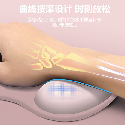 Wrist Support Mouse Pad Silicone Wrist Rest Pad Gradient Simple Non-Slip Ergonomic Computer Mouse Pad Support Wholesale - image 4