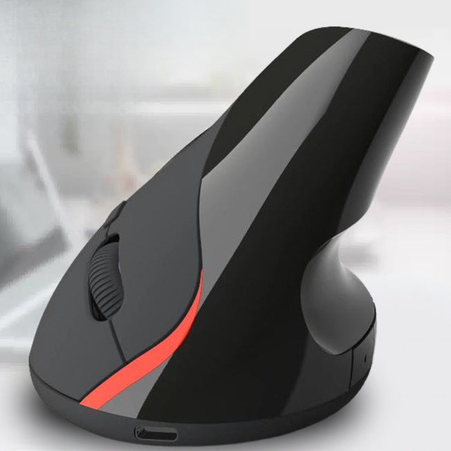 Wireless Vertical Optical Mouse Ergonomic Upright Desktop Notebook Office Charging Optical Mouse - image 1
