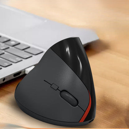 Wireless Vertical Optical Mouse Ergonomic Upright Desktop Notebook Office Charging Optical Mouse - image 3