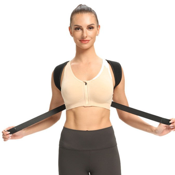 Cross-Border Adult Back Support Belt for Men and Women, Anti-Hunchback Posture Corrector, Chest Straightening and Shoulder Opening Reminder, Sitting Posture Aid - image 3