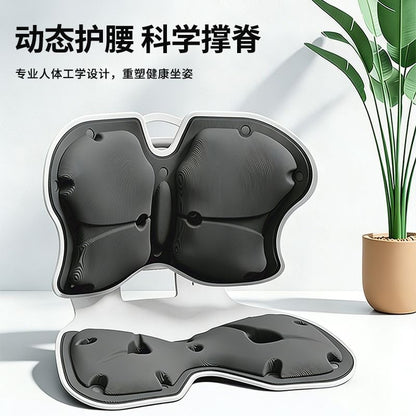 Wholesale Foldable Ergonomic Chair with Lumbar Support Cushion, Posture Correction Chair, Office Lumbar Support for Long Sitting Without Fatigue, Dropshipping - image 1