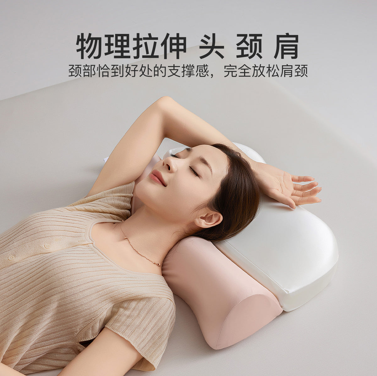 Memory Foam Cervical Traction Pillow, Pillow for Cervical Spine Protection, Pillow for Sleep Aid, Pillow Core for Adults, Memory Foam Cervical Pillow - image 3