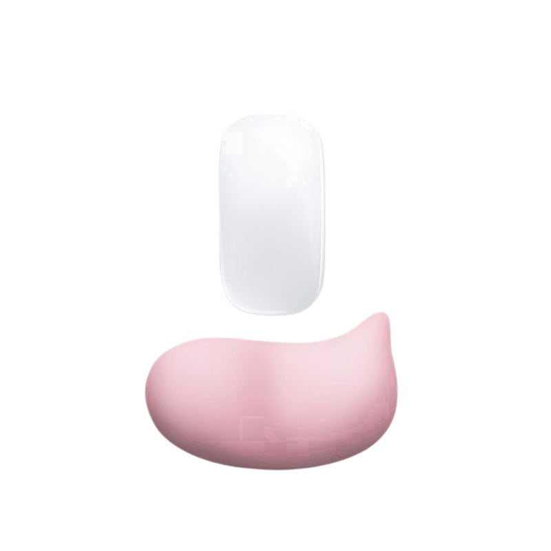 Cloud-like silicone wrist rest mouse pad keyboard wrist support office anti-slip palm rest memory foam soft and elastic wrist pad - image 5