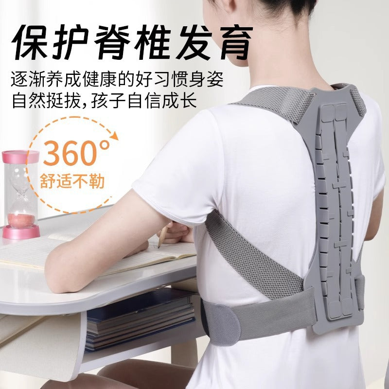 Children's anti-hunchback belt to assist in correcting hunchback, a magical device for teenagers to correct back posture, improve writing and sitting posture, a - image 4