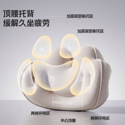 Portable Foldable Outdoor Inflatable Pillow Wholesale Convenient Inflatable Lumbar Cushion Travel Inflatable Lumbar Support Travel Essential Neck Pillow - image 3