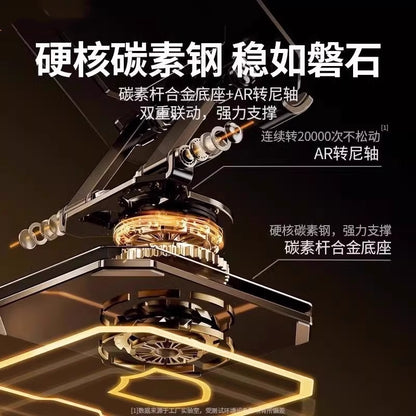 Cross-border carbon steel laptop stand, foldable tablet stand, universal height-adjustable cooling stand - image 3