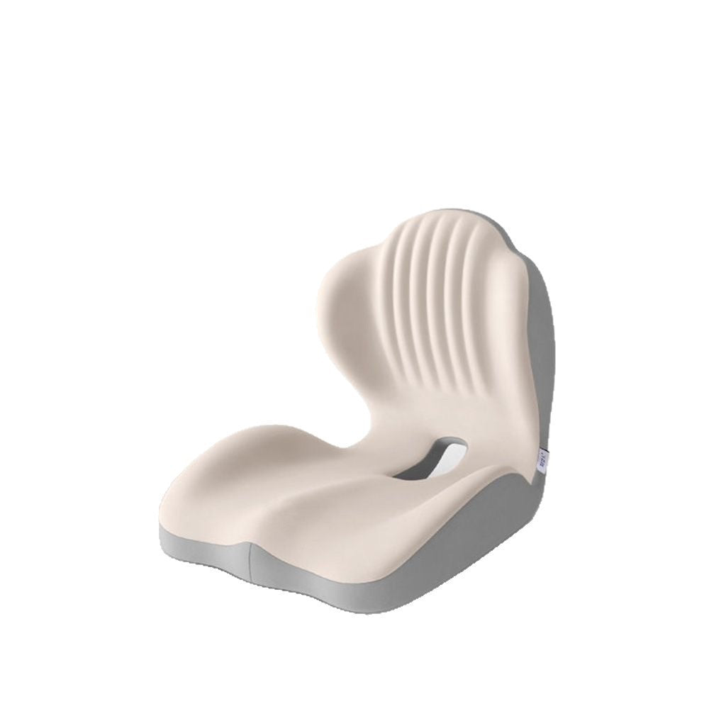 Cross-Border Seat Cushion with Integrated Backrest, Memory Foam Backrest, Office Lumbar Support, Shell-Shaped Integrated Seat Back Cushion - image 5