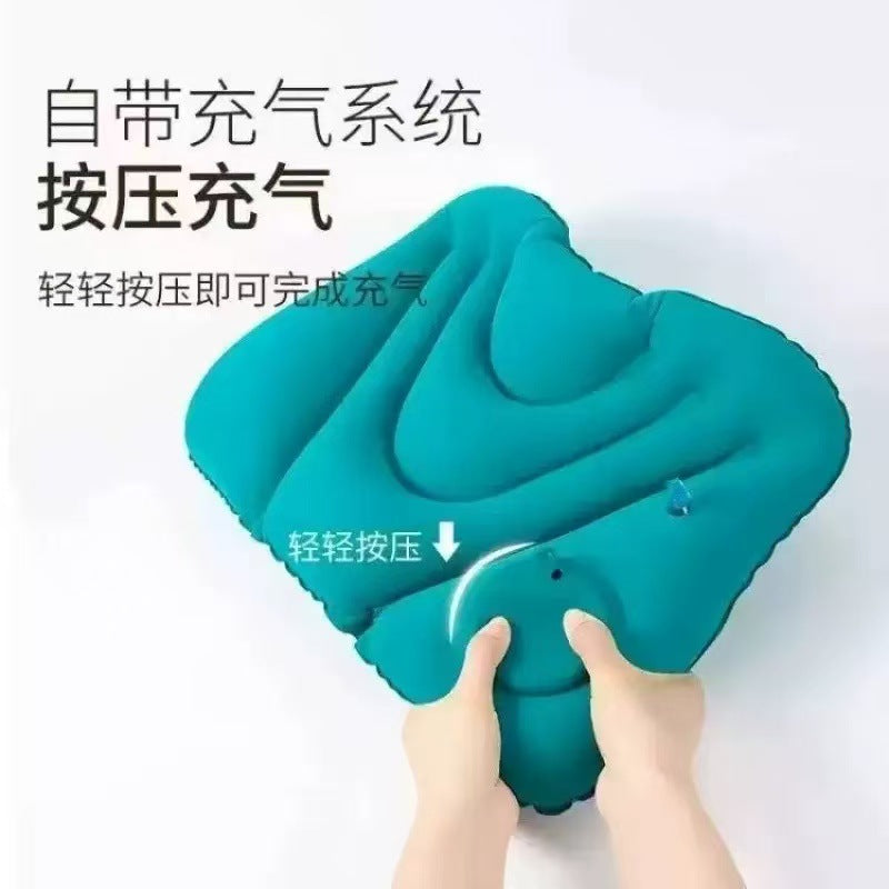 Press-Type Inflatable Lumbar Cushion for Long-Distance Airplane Travel, Lumbar Support Cushion, Lumbar Seat Cushion, Portable for High-Speed Rail - image 4