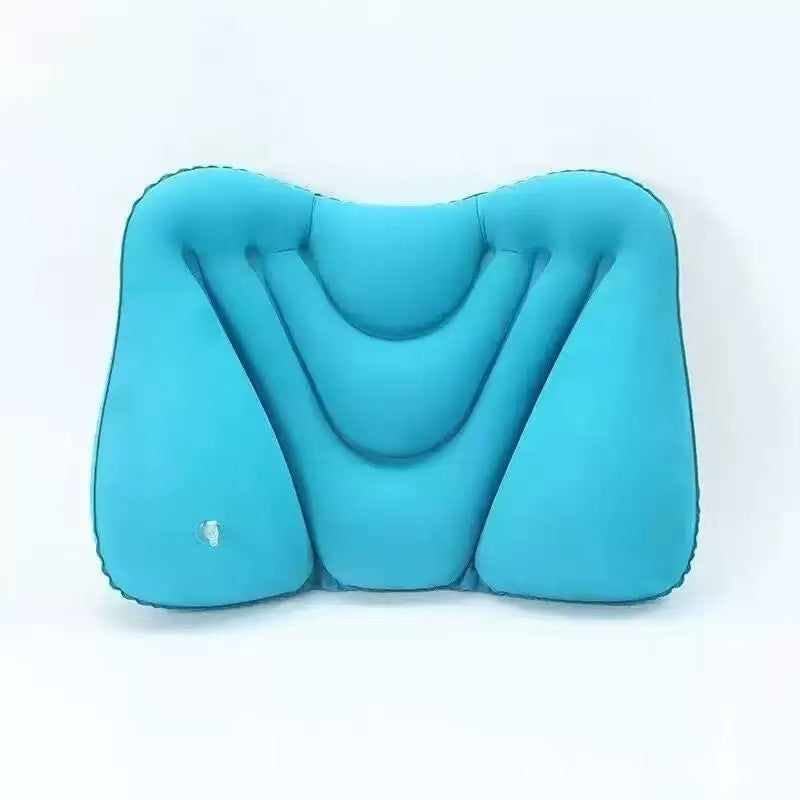 Press-Type Inflatable Lumbar Cushion for Long-Distance Airplane Travel, Lumbar Support Cushion, Lumbar Seat Cushion, Portable for High-Speed Rail - image 5