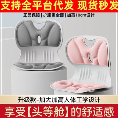 Ergonomic Lumbar Support Cushion for Prolonged Sitting, Backrest Cushion, Waist Support, Posture Correction, Anti-Hunchback Chair - image 1