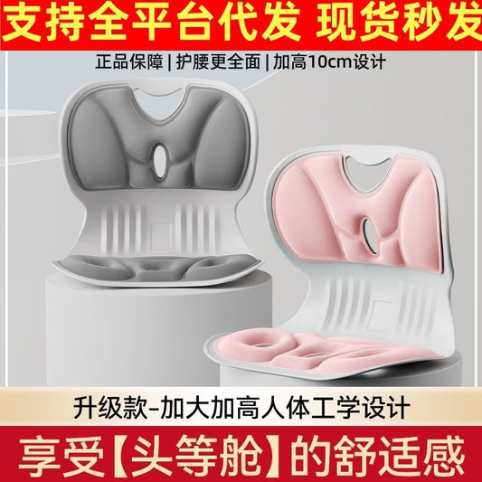 Ergonomic Lumbar Support Cushion for Prolonged Sitting, Backrest Cushion, Waist Support, Posture Correction, Anti-Hunchback Chair - image 1