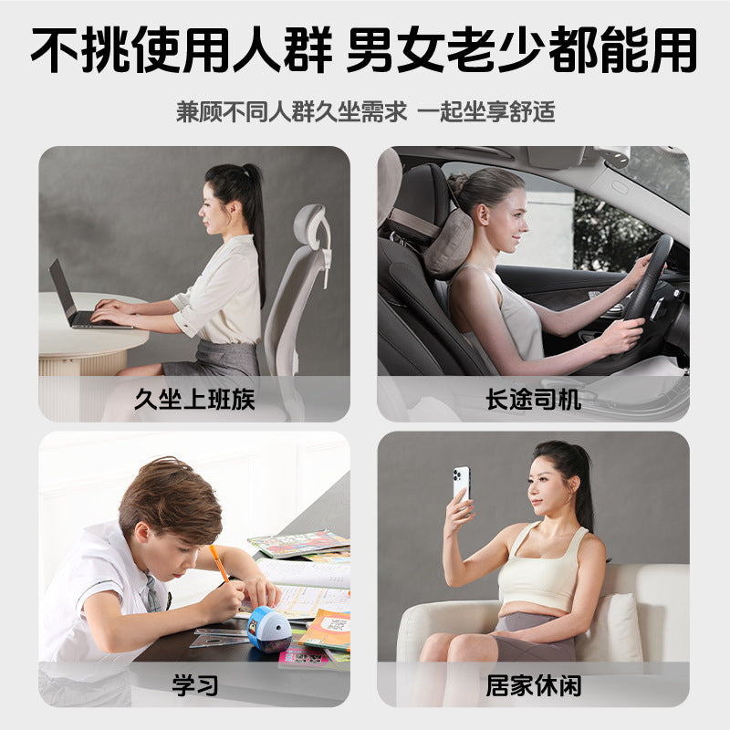 Ergonomic Lumbar Support Cushion for Prolonged Sitting, Backrest Cushion, Waist Support, Posture Correction, Anti-Hunchback Chair - image 3